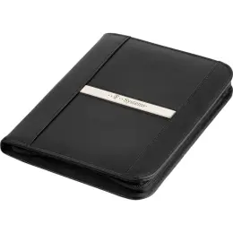 Altitude Benchmark A5 Zip-Around Folder Black Closed Branded